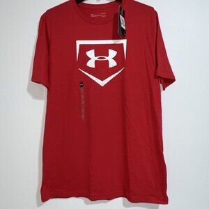 Under Armour Loose Coupe Lache Lightweight Shirt Mens LARGE Big Logo